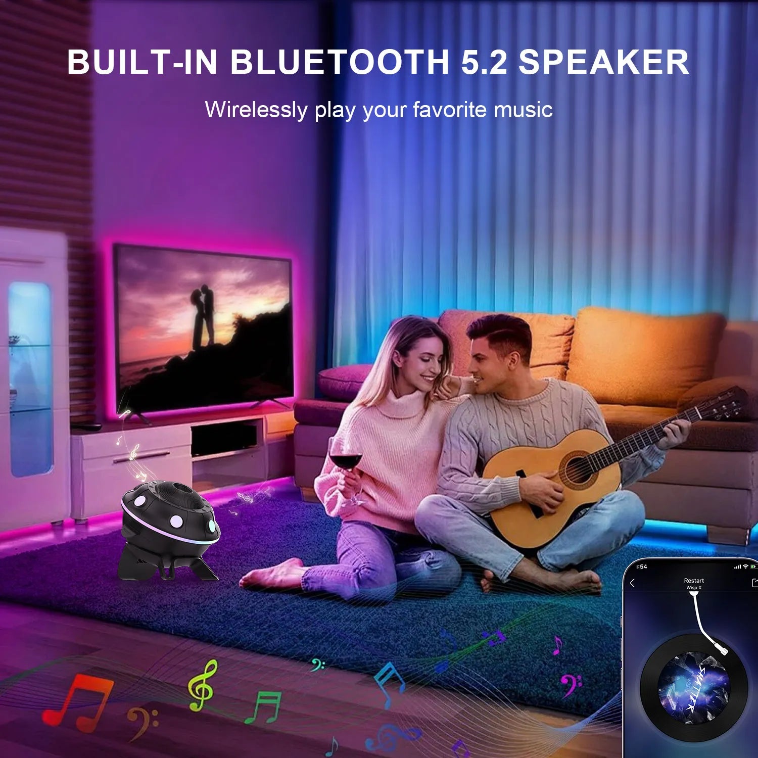 UFO Galaxy Projector——Kids‘ Night Light