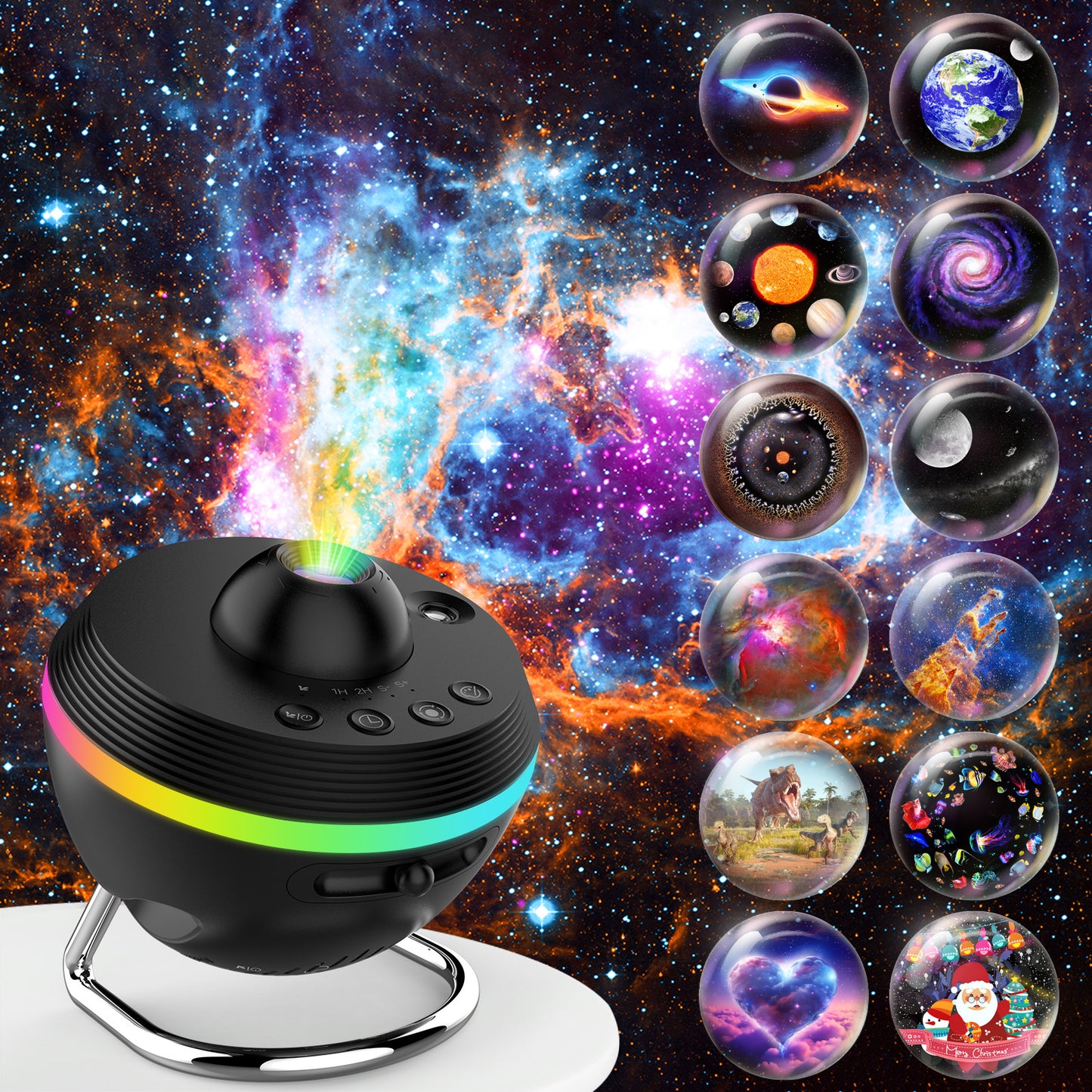 Nebula Orb Galaxy Projector——Kids' Room Decor Lamps & Lighting